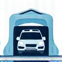 洗車施設の設計図のアイコン